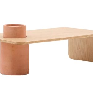 Dubový konferenční stolek Kave Home Olaria 110 x 60 cm  - Výška30 cm- Šířka 110 cm