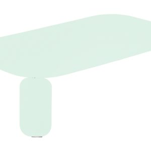 Mátově zelený kovový zahradní konferenční stolek Fermob Bebop I. 120 x 70 cm - Výška29 cm- Šířka 120 cm