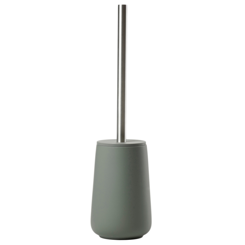 Zone Denmark Olivově zelená porcelánová WC štětka Nova  - Výška stojanu44