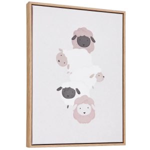 Dětský obraz Kave Home Milu 40 x 30 cm  - Výška40 cm- Šířka 30 cm