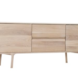 Gazzda Dubový TV stolek Fawn 180 x 45 cm - Výška65 cm- Šířka 180 cm