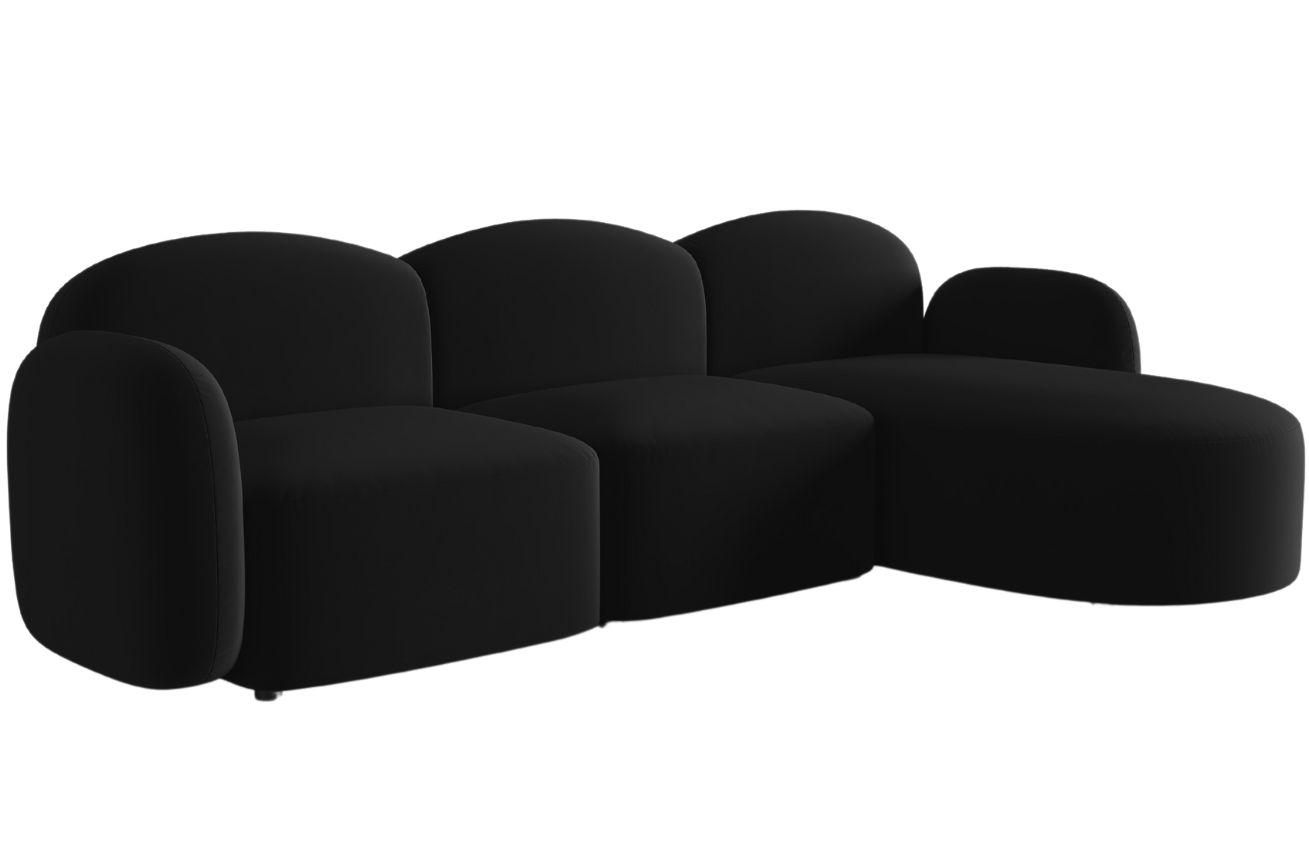 428878-1_cerna-sametova-rohova-pohovka-micadoni-blair-274-cm-prava Micadoni Sametová rohová pohovka Blair 274 cm