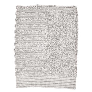 Zone Denmark Světle šedý bavlněný ručník Classic 30 x 30 cm - Délka30 cm- Šířka 30 cm