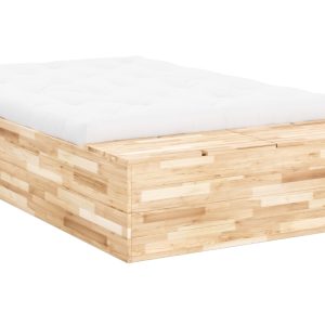 Karup Design Dřevěná postel Basement 140 x 200 cm - Výška41 cm- Šířka 144 cm