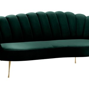 Cosmopolitan Design Sametová pohovka Kingston 224 cm  - Výška85 cm- Šířka 224 cm