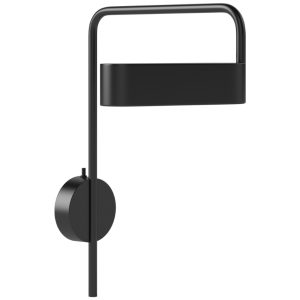 Bolia Černé kovové nástěnné světlo Scribe  - Výška40 cm- Šířka 31 cm