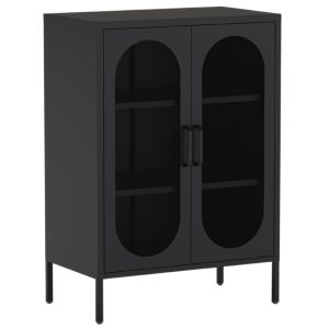 Marckeric Kovová komoda Diora 70 x 40 cm  - Celková výška100 cm- Výška 80 cm