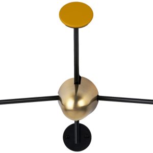 GUBI Kovový nástěnný věšák Matégot  - Výška33 cm- Šířka 40