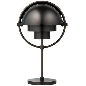 GUBI Kovová nabíjecí stolní lampa Multi-Lite  - Výška30 cm- Průměr stínidla 15 cm