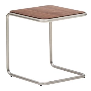 Kave Home Ořechový odkládací stolek Tarsel 42 x 42 cm - Výška47 cm- Šířka 42 cm